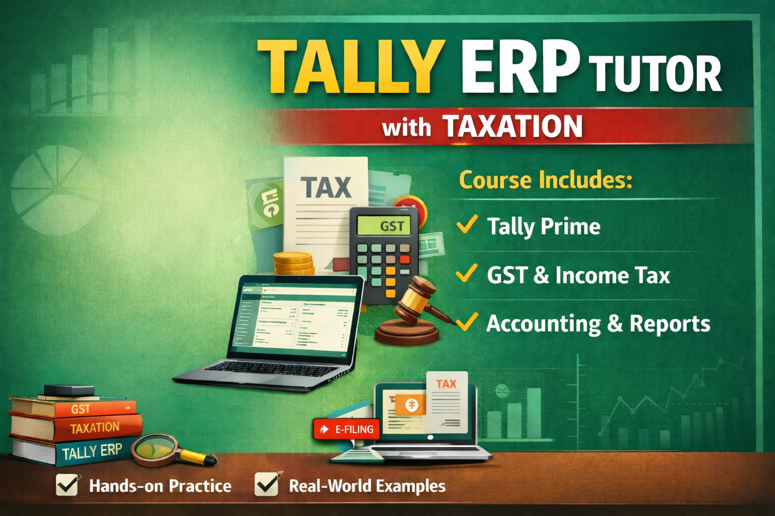 Tally ERP & Taxation Training course by Bhavesh Kr Goyal